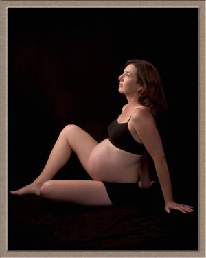 Fine Art Maternity Studio Portrait Taken in Lake Oswego, Oregon Portrait Studio
